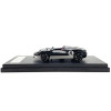McLaren Elva Convertible #4 Carbon Black with White and Red Stripes 1/64 Diecast Model Car by LCD Models