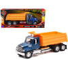 Freightliner 114SD Dump Truck Blue and Yellow 