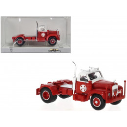 1953 B-61 Truck Tractor Red and White 