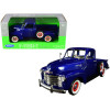 1953 Chevrolet 3100 Pickup Truck Blue 1/24-1/27 Diecast Model Car by Welly
