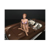 September Bikini Calendar Girl Figurine for 1/24 Scale Models by American Diorama