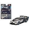 Bugatti Vision Gran Turismo Silver Metallic and Carbon Limited Edition to 9600 pieces Worldwide 1/64 Diecast Model Car by Mini GT