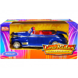 1941 Chevrolet Special Deluxe Convertible Candy Blue Metallic with Red Interior 