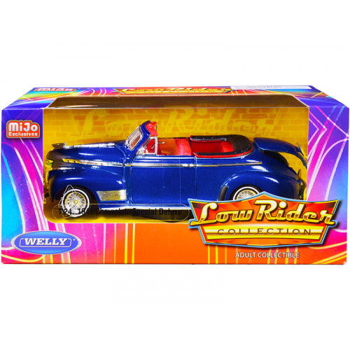 1941 Chevrolet Special Deluxe Convertible Candy Blue Metallic with Red Interior 