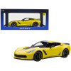 2016 Chevrolet Corvette C7 Z06 C7R Edition Corvette Racing Yellow 1/18 Model Car by Autoart