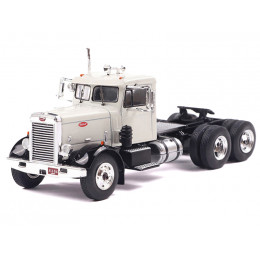 1955 Peterbilt 281 Truck Tractor White 1/64 Diecast Model by IXO Models
