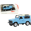 Land Rover Defender Light Blue with Cream Top 1/64 Diecast Model Car by Schuco