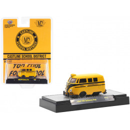 1960 Volkswagen Delivery Van School Bus Yellow with Black Stripes 