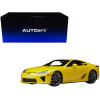 Lexus LFA Pearl Yellow with Red and Black Interior 1/18 Model Car by Autoart