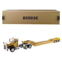 Cat Caterpillar CT660 Day Cab with XL 120 Low-Profile HDG Lowboy Trailer and Operator 