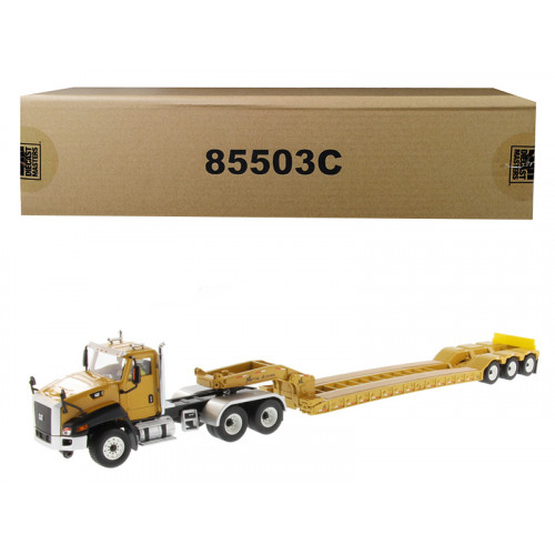 Cat Caterpillar CT660 Day Cab with XL 120 Low-Profile HDG Lowboy Trailer and Operator 