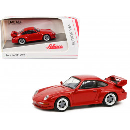 Porsche 911 GT2 Red 1/64 Diecast Model Car by Schuco