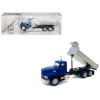 Mack Dump Truck Blue 1/87 (HO) Plastic Model Car by Promotex