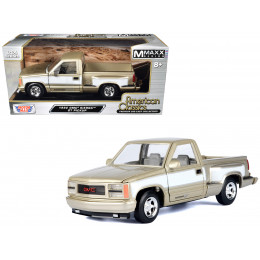 1992 GMC Sierra GT Pickup Truck Gold Metallic with White Sides 