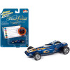 Johnny Lightning Special Blue Metallic with Poker Chip (Collector Token) and Game Card 'Trivial Pursuit' 'Pop Culture' Series 1/64 Diecast Model Car by Johnny Lightning