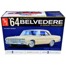 Skill 2 Model Kit 1964 Plymouth Belvedere Coupe Hardtop 1/25 Scale Model by AMT
