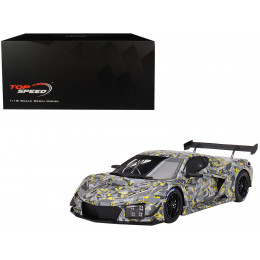 Chevrolet Corvette Z06 GT3.R Gray and Yellow Graphics 