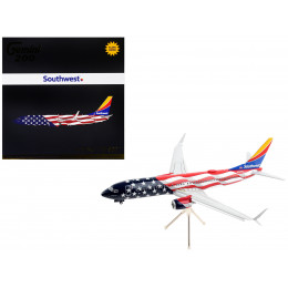 Boeing 737-800 Commercial Aircraft with Flaps Down 