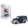 1939 Chevrolet Panel Truck Dark Blue with White Fenders
