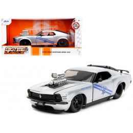 1970 Ford Mustang Boss 429 Silver Metallic 