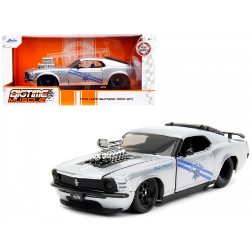 1970 Ford Mustang Boss 429 Silver Metallic 