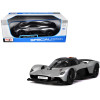 Aston Martin Valkyrie Silver Metallic with Matt Black Top