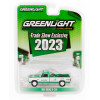 1990 Dodge D-350 Pickup Truck Green and White