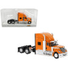 2010 International Lonestar Truck Tractor Orange 1/87 (HO) Scale Model Car by Brekina
