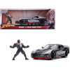 2008 Dodge Viper SRT10 Dark Gray with Venom Diecast Figurine