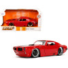 1972 Pontiac Firebird Red with Black Hood Stripe