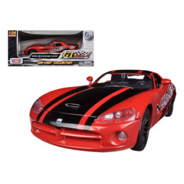 2003 Dodge Viper SRT-10 #8 Red with Black Stripes 