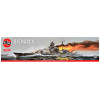 Level 3 Model Kit German Battleship Bismarck 1/600 Plastic Model Kit by Airfix
