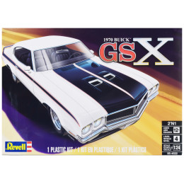 Level 4 Model Kit 1970 Buick GSX 2-in-1 Kit 1/24 Scale Model by Revell