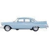 1959 Plymouth Savoy Sedan Powder Blue 1/87 (HO) Scale Diecast Model Car by Oxford Diecast