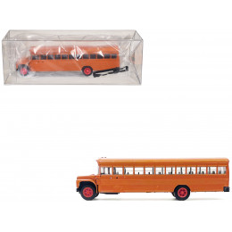 School Bus Orange 1/87 (HO) Plastic Model by Promotex