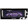 2021 Porsche 911 Turbo S with SportDesign Package #20 Viola Purple Metallic with Silver Stripes Limited Edition to 504 pieces Worldwide 1/18 Diecast Model Car by Minichamps