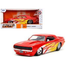 1969 Chevrolet Camaro Red with Graphics 