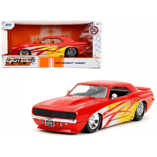 1969 Chevrolet Camaro Red with Graphics 