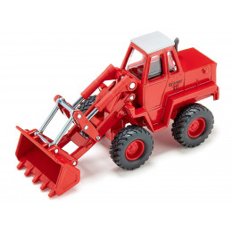 Kramer 411 Wheel Loader Red with White Top 1/50 Diecast Model by Siku