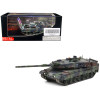 German Kampfpanzer Leopard 2A7 Main Battle Tank Woodland Camouflage 1/72 Diecast Model by Panzerkampf