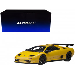 Lamborghini Diablo SV-R Superfly Yellow 1/18 Model Car by Autoart