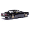 1977 Pontiac Trans Am Starlight Black with Hood Graphics 1/43 Diecast Model by IXO Models