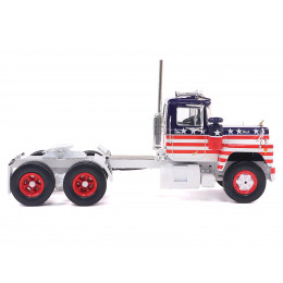 1966 Mack R Series Truck Tractor American Flag Livery 1/43 Diecast Model by IXO Models