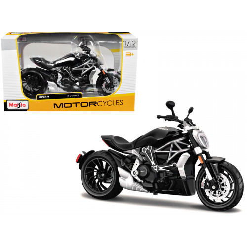 Ducati X Diavel S Black 1/12 Diecast Motorcycle Model by Maisto