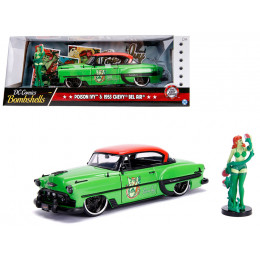 1953 Chevrolet Bel Air Green and Red Top with Poison Ivy Diecast Figure 