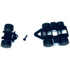 Lowboy Dual Axle Booster with Integrated Rear Axle (2 Sets) 1/87 (HO) Plastic Model by Promotex