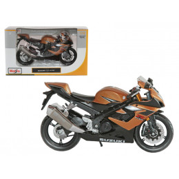 Suzuki GSX R1000 Bronze 1/12 Diecast Motorcycle Model by Maisto