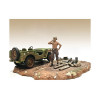 '4X4 Mechanic' Figure 2 with Board Accessory for 1/18 Scale Models by American Diorama