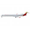 Bombardier CRJ1000 Commercial Aircraft 'Iberia Regional' (EC-MVZ) White with Red Tail 'Gemini 200' Series 1/200 Diecast Model Airplane by GeminiJets