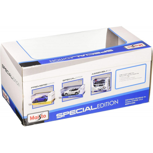 2018 Acura NSX Blue with Black Top 1/24 Diecast Model Car by Maisto